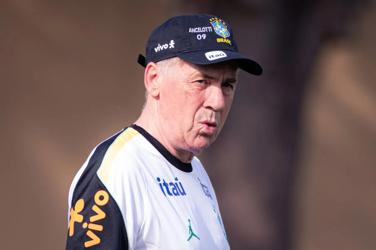 Ancelotti vai ao Santos por Neymar e o teste pode mudar a lista da Copa