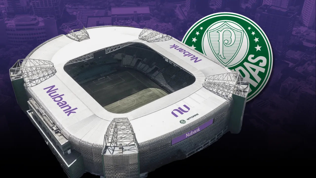 Nubank muda o jogo no Palmeiras e assume o topo dos naming rights no Brasil