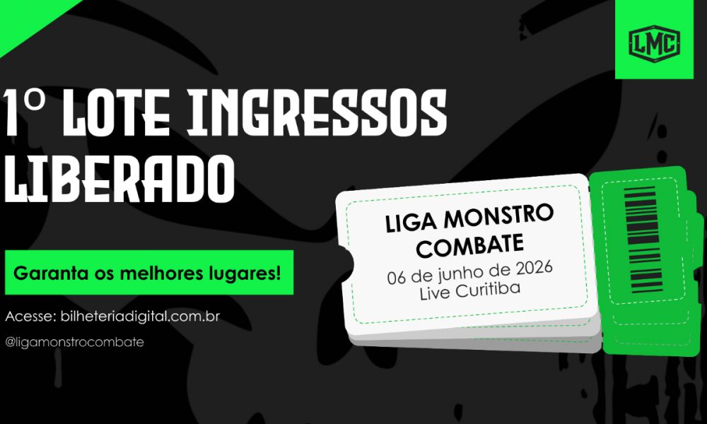 Liga Monstro Combate abre ingressos para estreia com ex-UFCs e show ao vivo