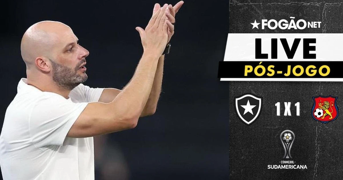 Botafogo tropeça na estreia de Franclim e expõe um alerta que vai além do 1 a 1
