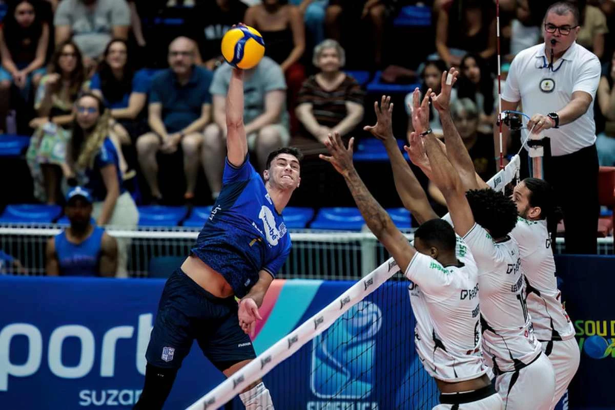 Minas domina nos fundamentos, vence o Suzano por 3 a 0 e larga na frente
