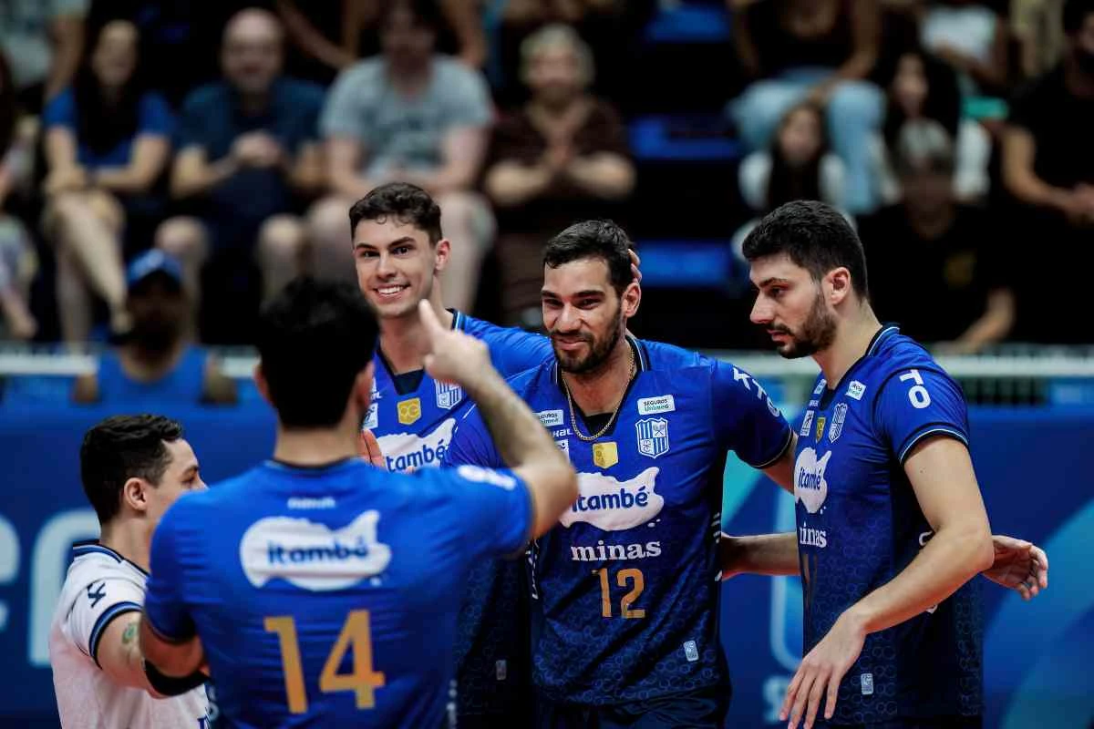Minas domina o Suzano, faz 3 a 0 e abre vantagem nas quartas da Superliga