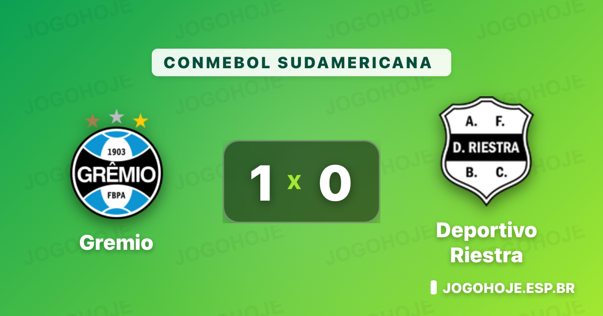 Grêmio vence na Sudamericana, sai na frente no fim e resiste com um a menos
