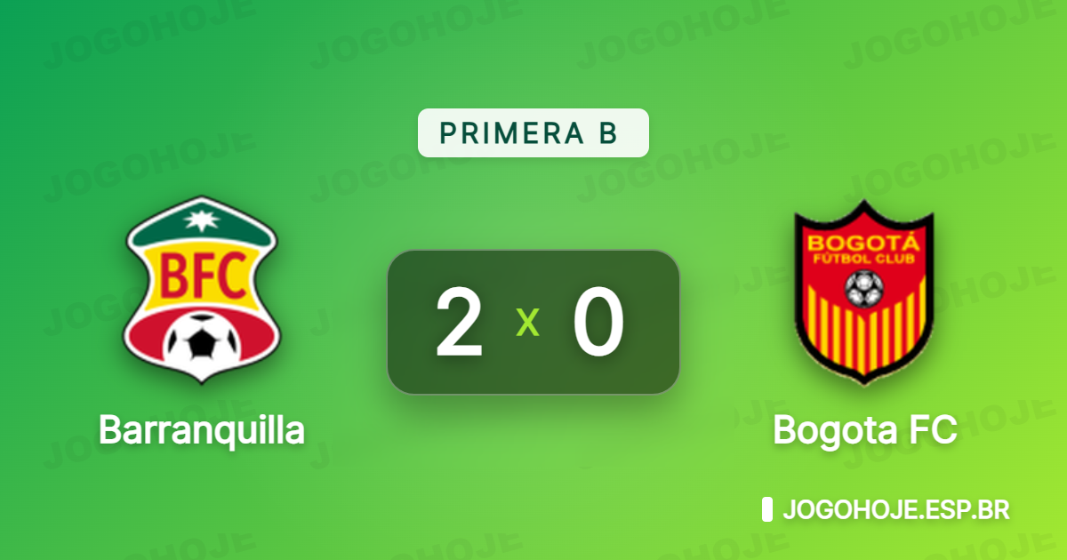Barranquilla vence na Primera B, gol cedo e expulsão viram chave