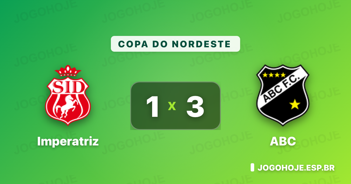 ABC vence a Copa do Nordeste fora e abre vantagem com 3 no placar