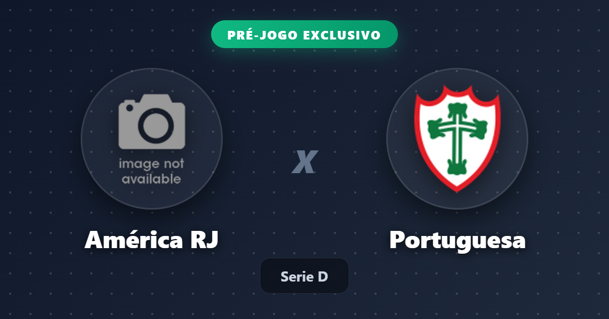 Jogo América RJ x Portuguesa hoje: onde assistir ao vivo, horário e escalações