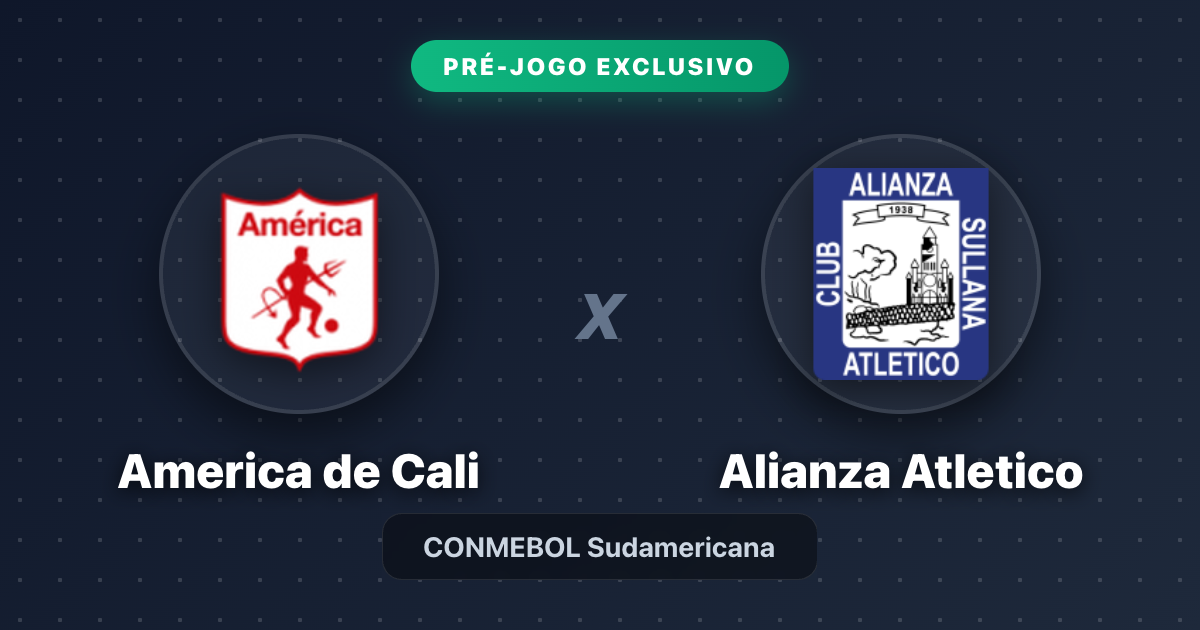 Jogo América de Cali x Alianza Atletico hoje: onde assistir ao vivo, horário e escalações