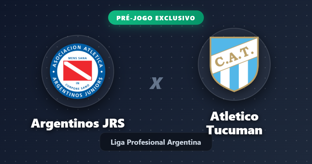 Jogo Argentinos JRS x Atletico Tucuman hoje: onde assistir ao vivo, horário e escalações