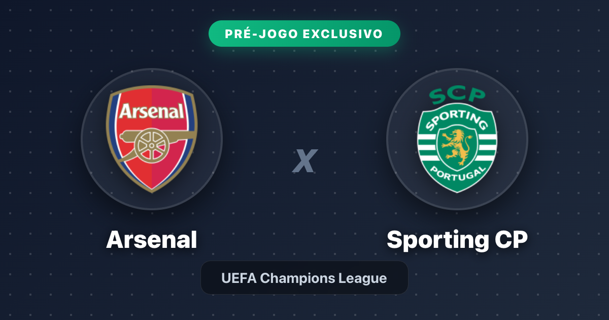 Jogo Arsenal x Sporting CP hoje: onde assistir ao vivo, horário e escalações