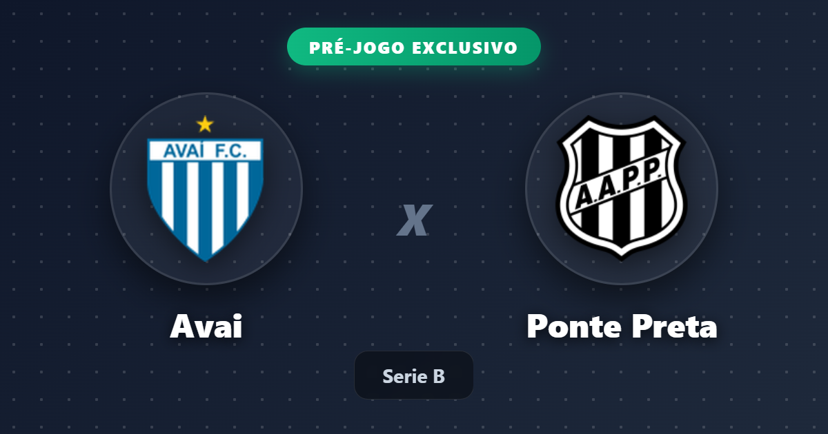 Jogo Avaí x Ponte Preta hoje: onde assistir ao vivo, horário e escalações