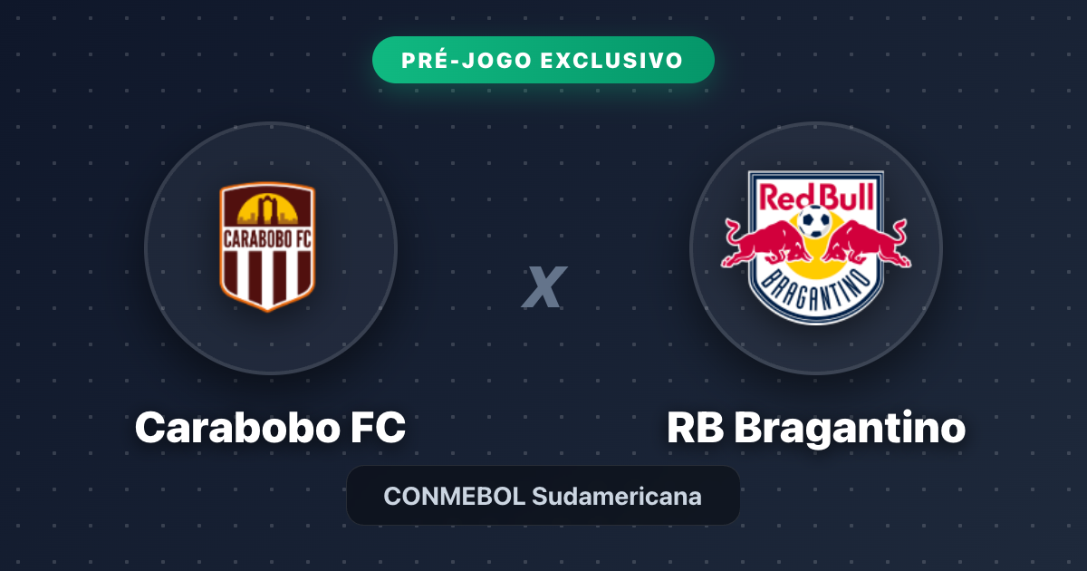 Jogo Carabobo FC x Red Bull Bragantino hoje: onde assistir ao vivo, horário e escalações
