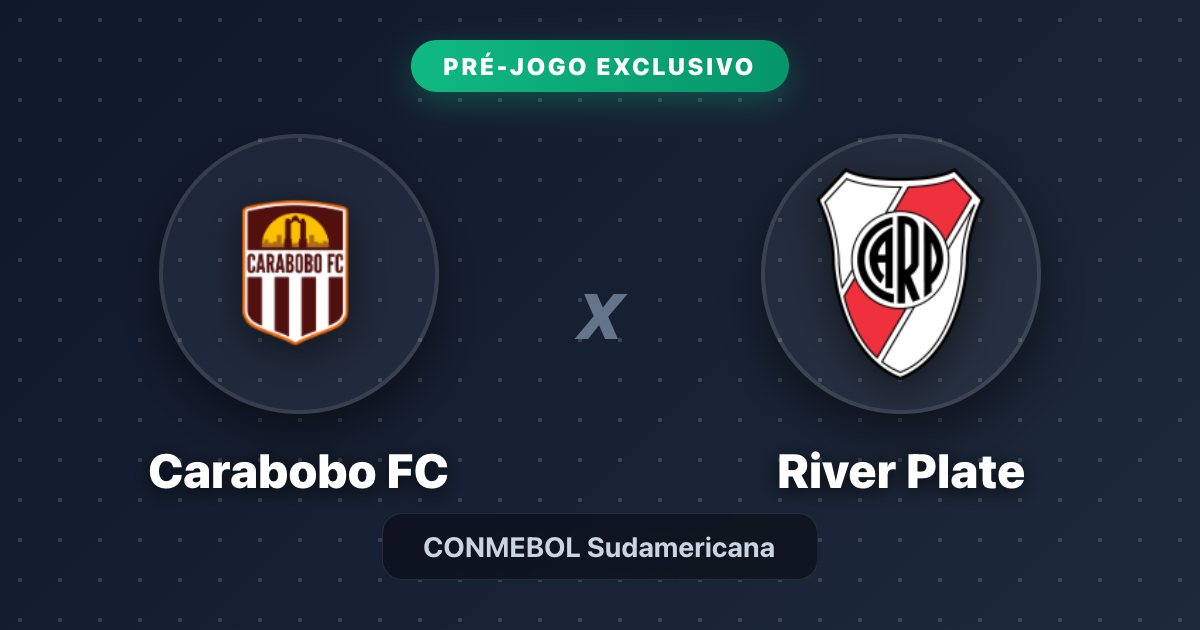 Jogo Carabobo FC x River Plate hoje: onde assistir ao vivo, horário e escalações