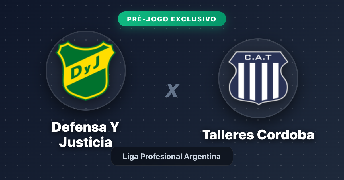 Jogo Defensa Y Justicia x Talleres Cordoba hoje: onde assistir ao vivo, horário e escalações
