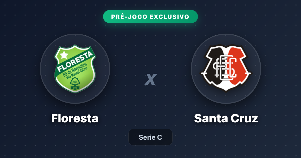 Jogo Floresta x Santa Cruz hoje: onde assistir ao vivo, horário e escalações