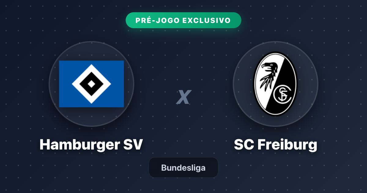 Jogo Hamburger SV x SC Freiburg hoje: onde assistir ao vivo, horário e escalações