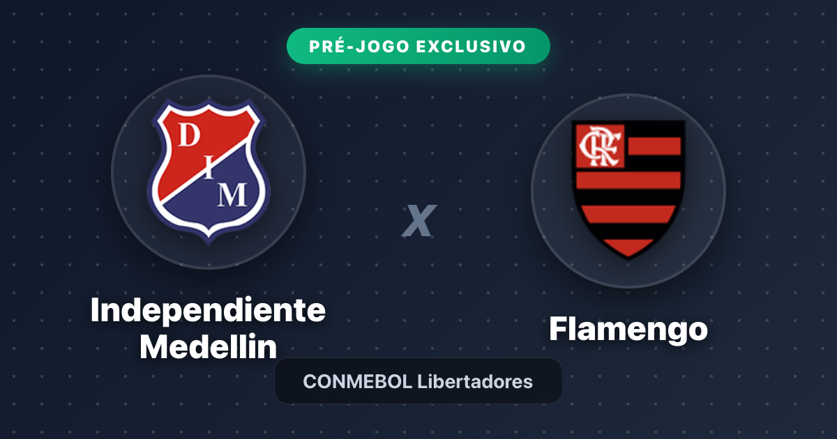 Jogo Independiente Medellin x Flamengo hoje: onde assistir ao vivo, horário e escalações