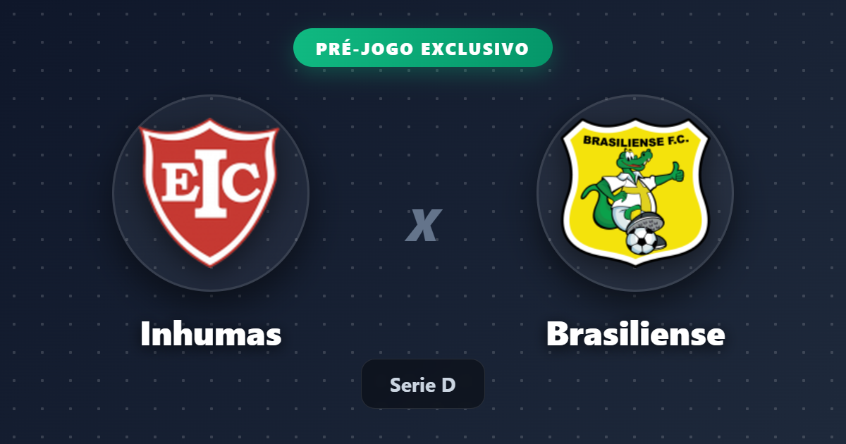 Jogo Inhumas x Brasiliense hoje: onde assistir ao vivo, horário e escalações