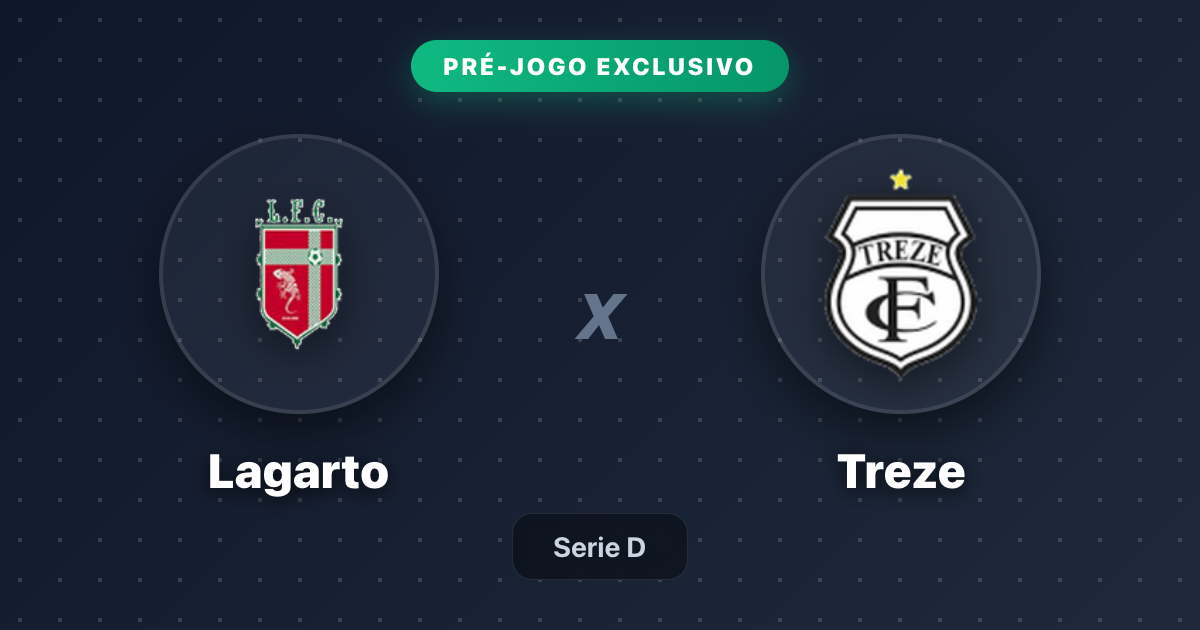 Jogo Lagarto x Treze hoje: onde assistir ao vivo, horário e escalações
