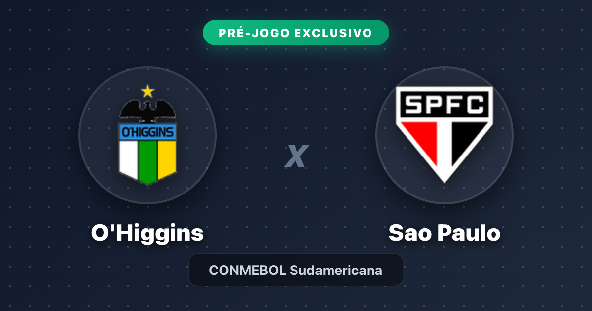 Jogo O'Higgins x São Paulo hoje: onde assistir ao vivo, horário e escalações
