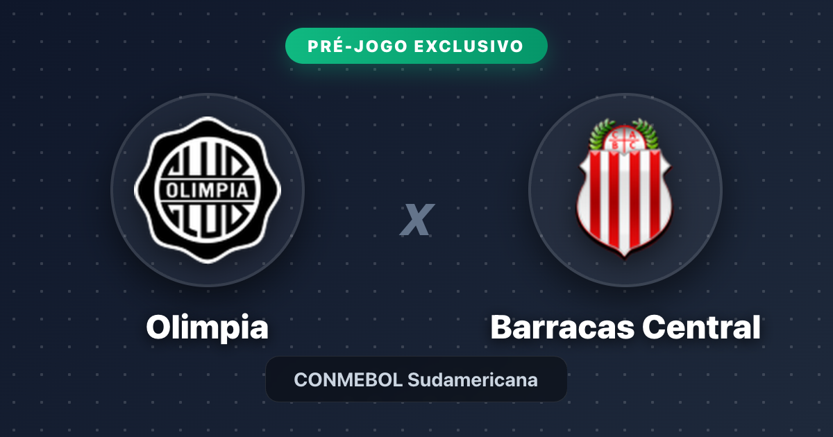 Jogo Olimpia x Barracas Central hoje: onde assistir ao vivo, horário e escalações