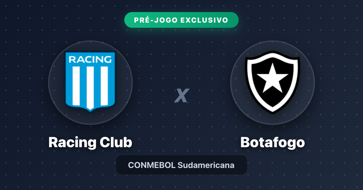 Jogo Racing Club x Botafogo hoje: onde assistir ao vivo, horário e escalações