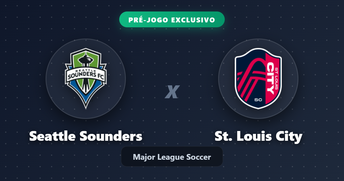 Jogo Seattle Sounders x St. Louis City hoje: onde assistir ao vivo, horário e escalações