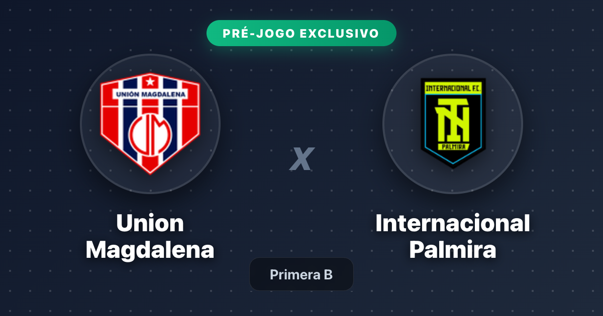 Jogo Union Magdalena x Internacional Palmira hoje: onde assistir ao vivo, horário e escalações
