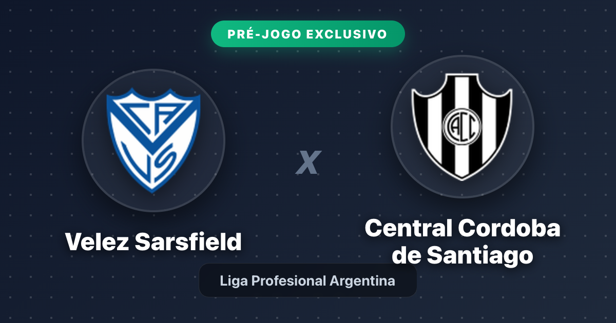 Jogo Velez Sarsfield x Central Cordoba de Santiago hoje: onde assistir ao vivo, horário e escalações