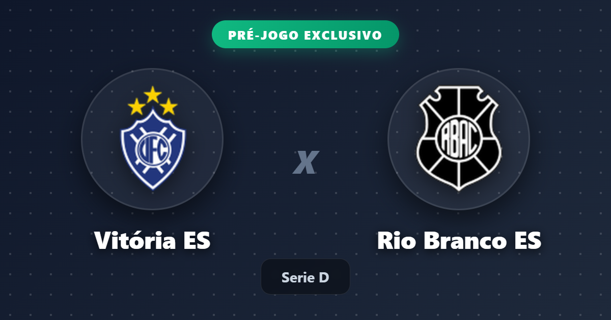 Jogo Vitória ES x Rio Branco ES hoje: onde assistir ao vivo, horário e escalações